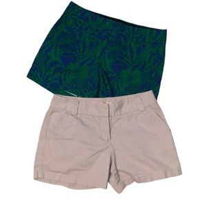 Lot of two shorts from J. Crew Chino and Talbots